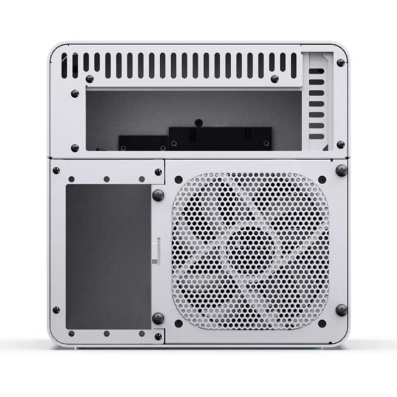 Jonsbo N2 Mini-ITX NAS Case, Cube, Aluminium/Steel, White