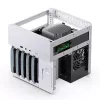Jonsbo N2 Mini-ITX NAS Case, Cube, Aluminium/Steel, White