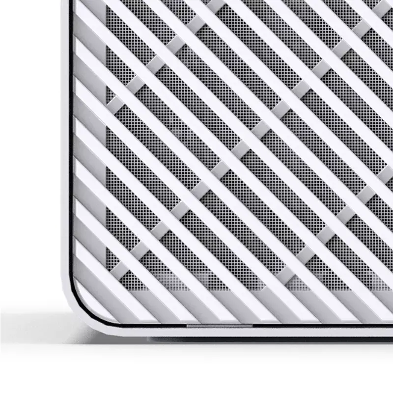 Jonsbo N2 Mini-ITX NAS Case, Cube, Aluminium/Steel, White