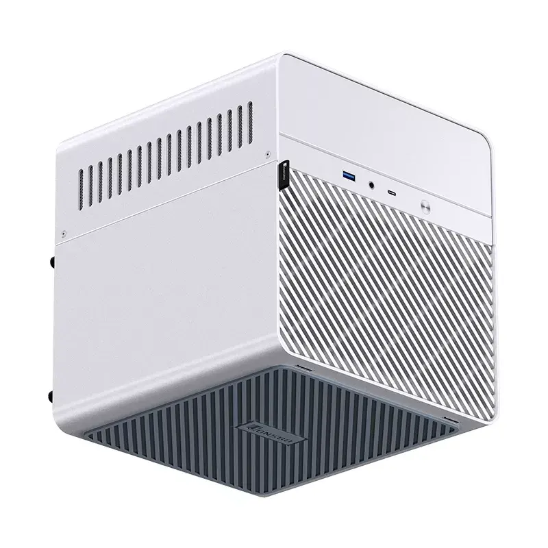Jonsbo N2 Mini-ITX NAS Case, Cube, Aluminium/Steel, White