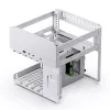 Jonsbo N2 Mini-ITX NAS Case, Cube, Aluminium/Steel, White