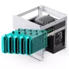 Jonsbo N2 Mini-ITX NAS Case, Cube, Aluminium/Steel, White