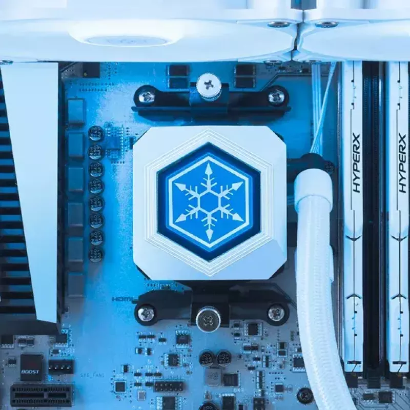 All-in-one liquid cooler Silverstone SST-PF360W-ARGB-V2 12 cm White