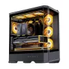 Computer Case Jonsbo D400 Midi Tower ATX Tempered Glass - Black