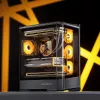 Computer Case Jonsbo D400 Midi Tower ATX Tempered Glass - Black