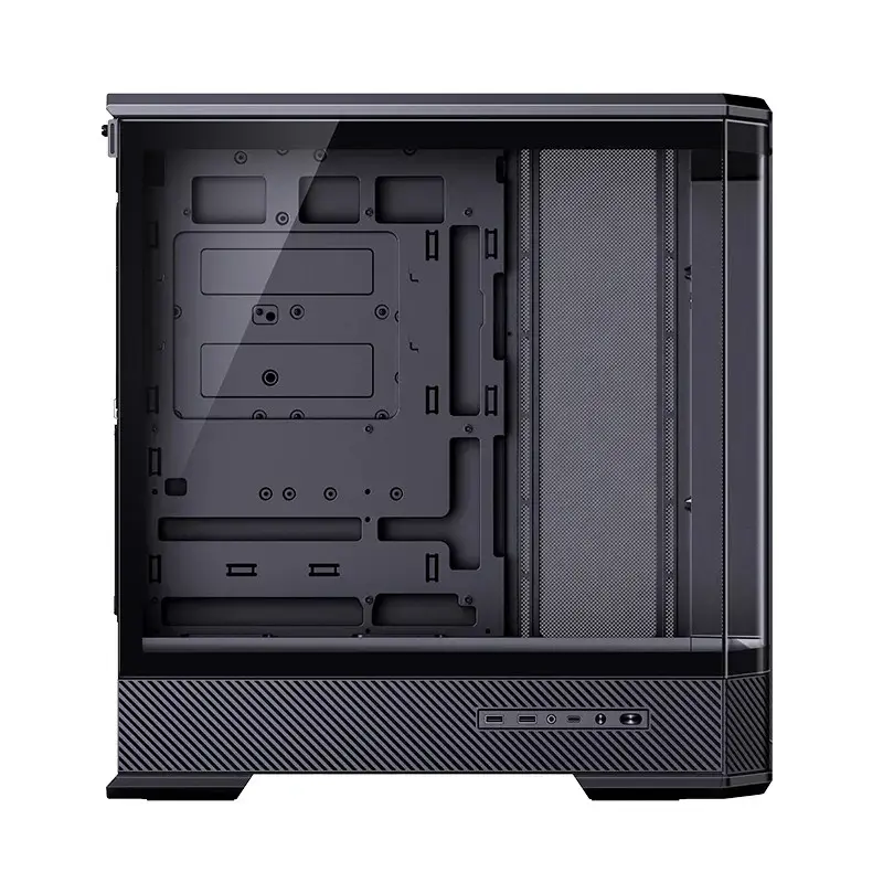 Computer Case Jonsbo D400 Midi Tower ATX Tempered Glass - Black