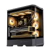 Computer Case Jonsbo D400 Midi Tower ATX Tempered Glass - Black