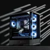 Computer Case Jonsbo D400 Midi Tower ATX Tempered Glass - Black