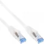 InLine Patch Cable S/FTP PiMF Cat.6A halogen free 500MHz white 3m
