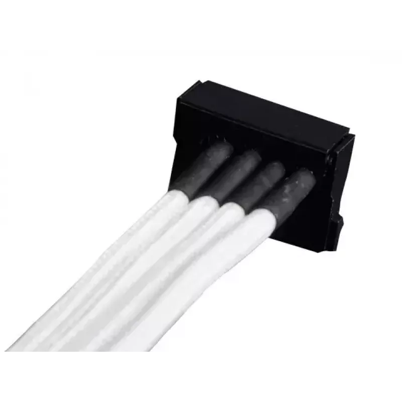 Cable Silverstone SST-PP07-BTSW 0.3m Molex 4p to 4xSATA
