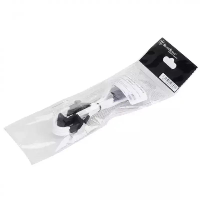 Cable Silverstone SST-PP07-BTSW 0.3m Molex 4p to 4xSATA