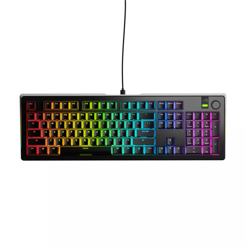 Mechanical Gaming Keyboard GLORIOUS GMMK 3 PRO 100% Prebuilt Wired USB Black US QWERTY RGB