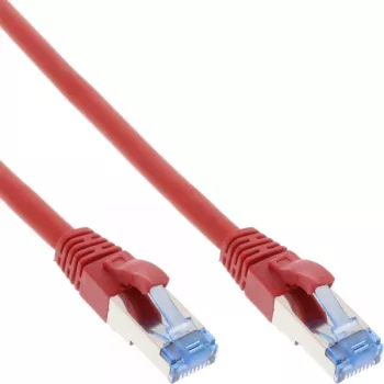 InLine Patch Cable S/FTP PiMF Cat.6A halogen free 500MHz red 2m