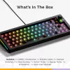 Glorious Gaming GMMK 3 65% Barebones Wired Black - ISO, 65%, Wired, USB, RGB LED, Black