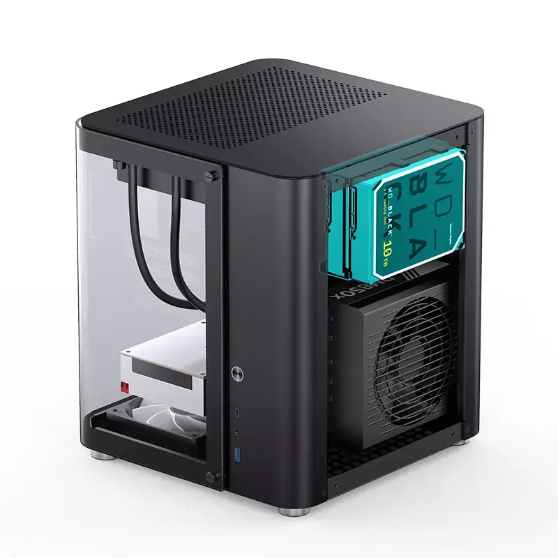 PC Case Jonsbo TK-1 2.0 Mini Tower Black