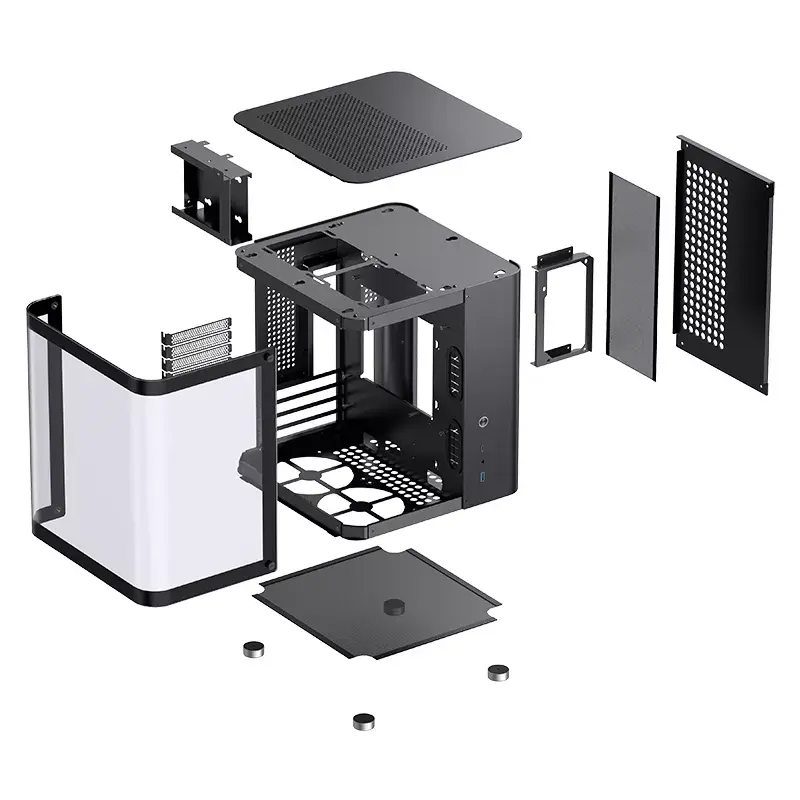 PC Case Jonsbo TK-1 2.0 Mini Tower Black