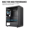 PC Case Aerocool Beam-G-BK-V1 Mini Tower Black