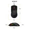 Glorious Gaming Glorious Model O- Mouse Regular (Black), Right-hand, Optical, USB Type-A, 3200 DPI, Black