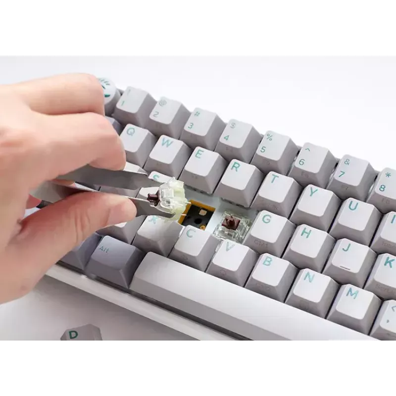 Ducky One 3 Mini Keyboard Gaming USB Grey Mechanical RGB