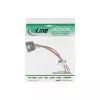 InLine SATA Power Adapter Cable 4pin Molex / 15pin SATA with latch 0.15m