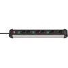Power Extension Brennenstuhl 1391030601 3m 6 AC Outlets Indoor Black Silver