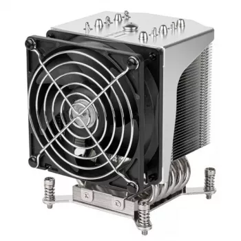 Air cooler Silverstone XE04-2066 Black Silver 6.8 mmH2O Dual ball bearing