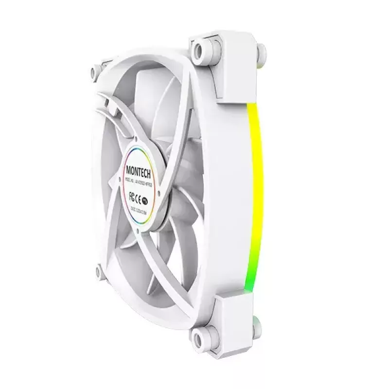 Fan module Montech AX120 PWM 120mm 12V 3-pin 4-pin White