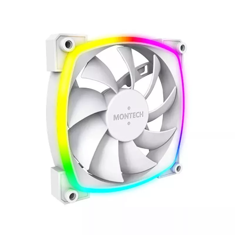 Fan module Montech AX120 PWM 120mm 12V 3-pin 4-pin White