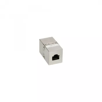 InLine Cat.6 Adapter fully shielded metal 2x RJ45 female to female direct