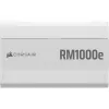 Power supply unit CORSAIR RMe Series RM1000e — 1000 W, ATX 3.1, 80 PLUS Gold, fully‑modular, white, 120 mm fan