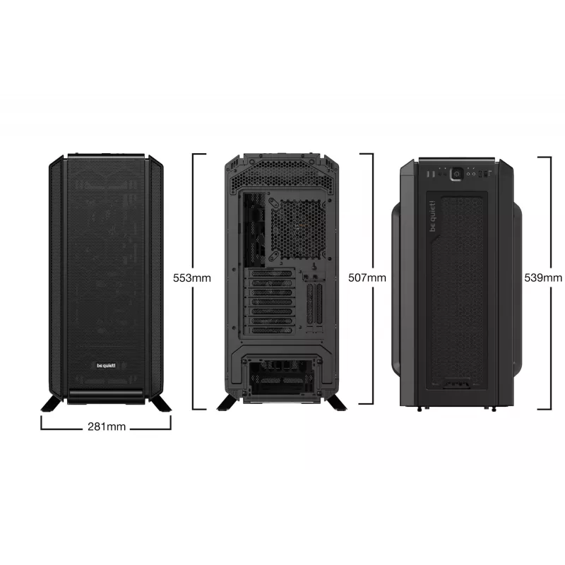 PC Case be quiet! Silent Base 802 Window Black Midi Tower