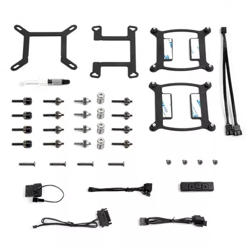 Liquid cooling kit Silverstone VIDA 120 SLIM 12 cm Black 300-1800 RPM