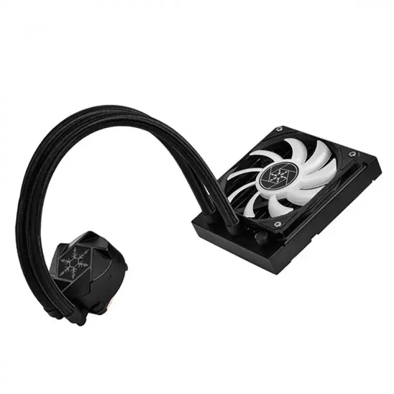 Liquid cooling kit Silverstone VIDA 120 SLIM 12 cm Black 300-1800 RPM