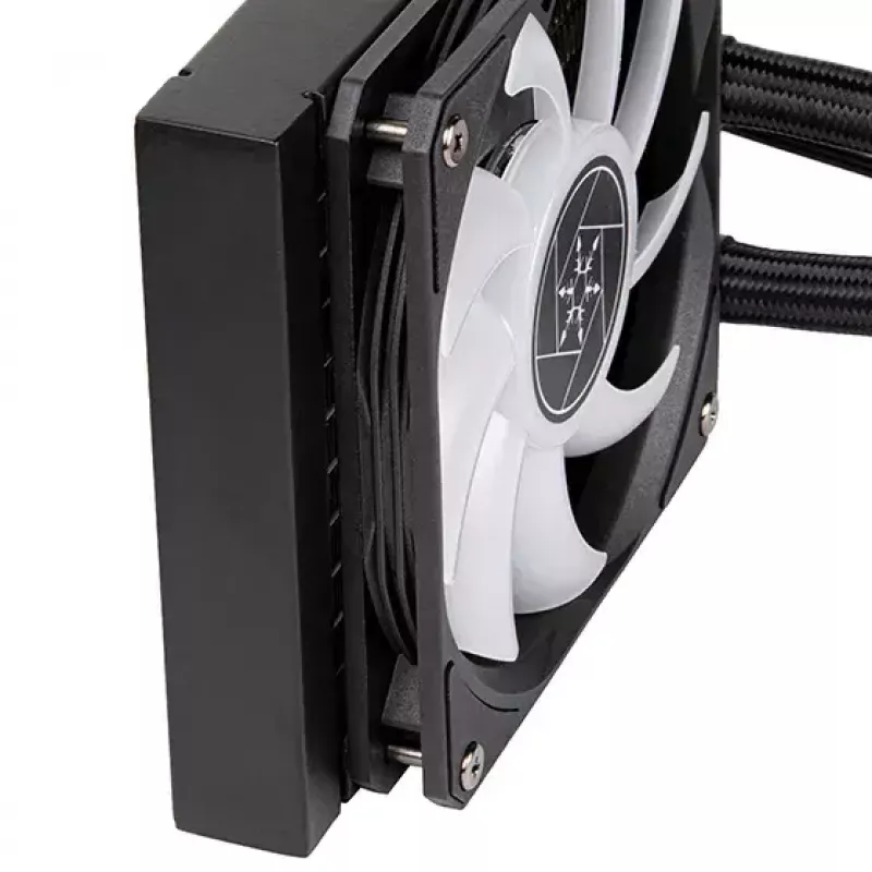 Liquid cooling kit Silverstone VIDA 120 SLIM 12 cm Black 300-1800 RPM