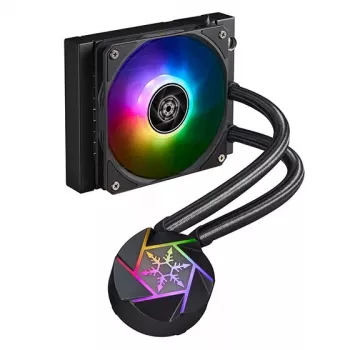 Liquid cooling kit Silverstone VIDA 120 SLIM 12 cm Black 300-1800 RPM
