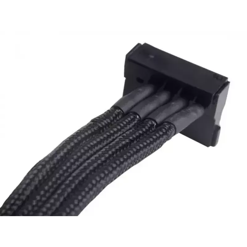 Cable Silverstone SST-PP07-BTSB 0.3m Molex 4p to 4xSATA