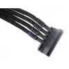 Cable Silverstone SST-PP07-BTSB 0.3m Molex 4p to 4xSATA