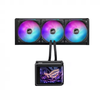 All-in-one liquid cooler ASUS ROG Ryuo IV SLC 360 ARGB — 120 mm fans, 360 mm radiator, black
