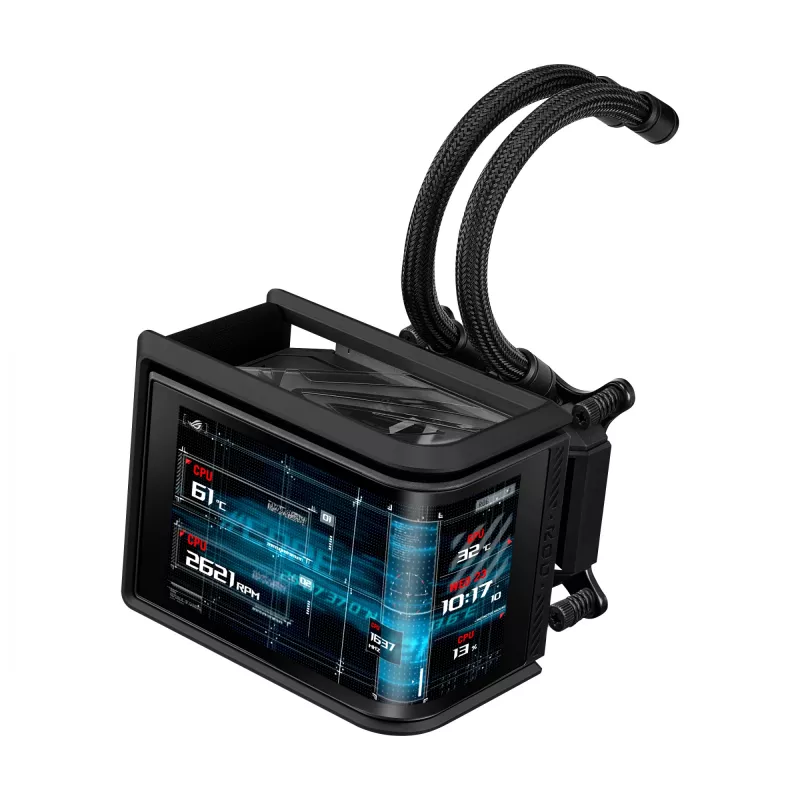 All-in-one liquid cooler ASUS ROG Ryuo IV SLC 360 ARGB — 120 mm fans, 360 mm radiator, black