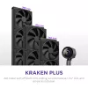 All-in-one liquid cooler NZXT Kraken Plus 360 12 cm Black Fluid Dynamic Bearing