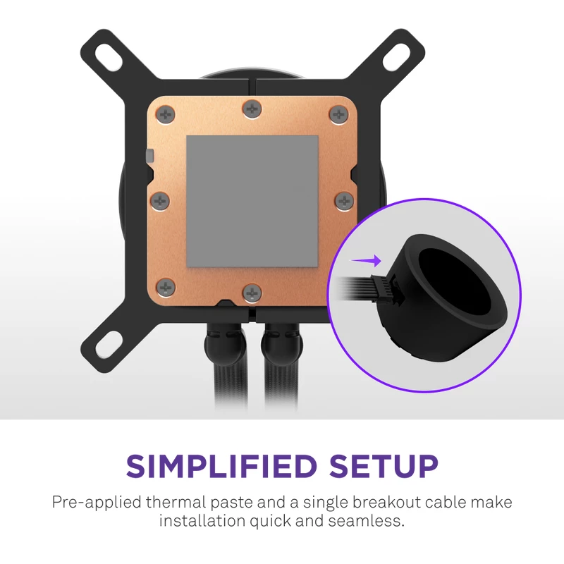 NZXT CPU Cooler Kraken Plus 240 RGB Black