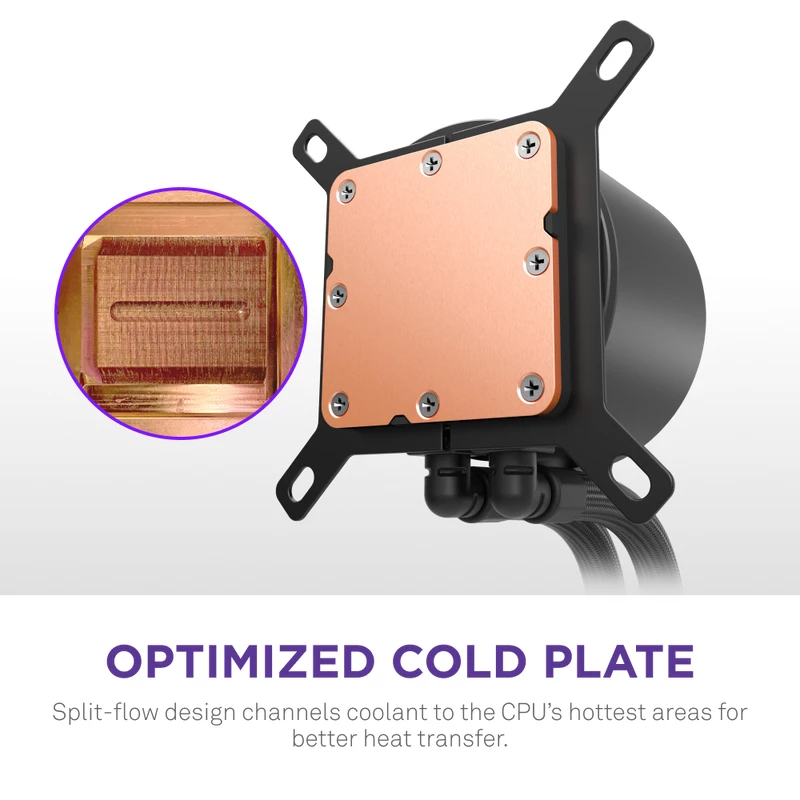NZXT CPU Cooler Kraken Plus 240 RGB Black