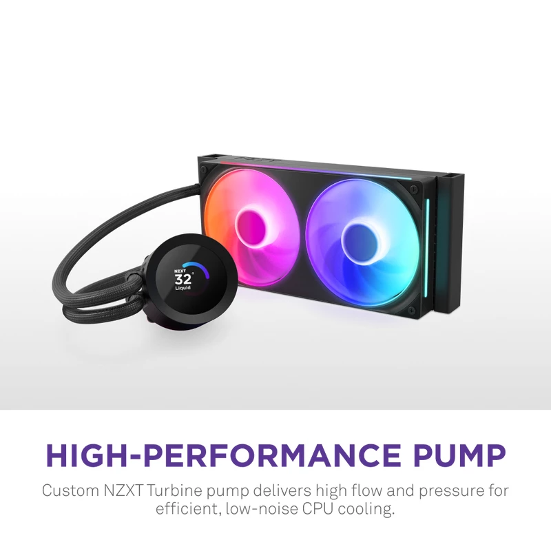 NZXT CPU Cooler Kraken Plus 240 RGB Black