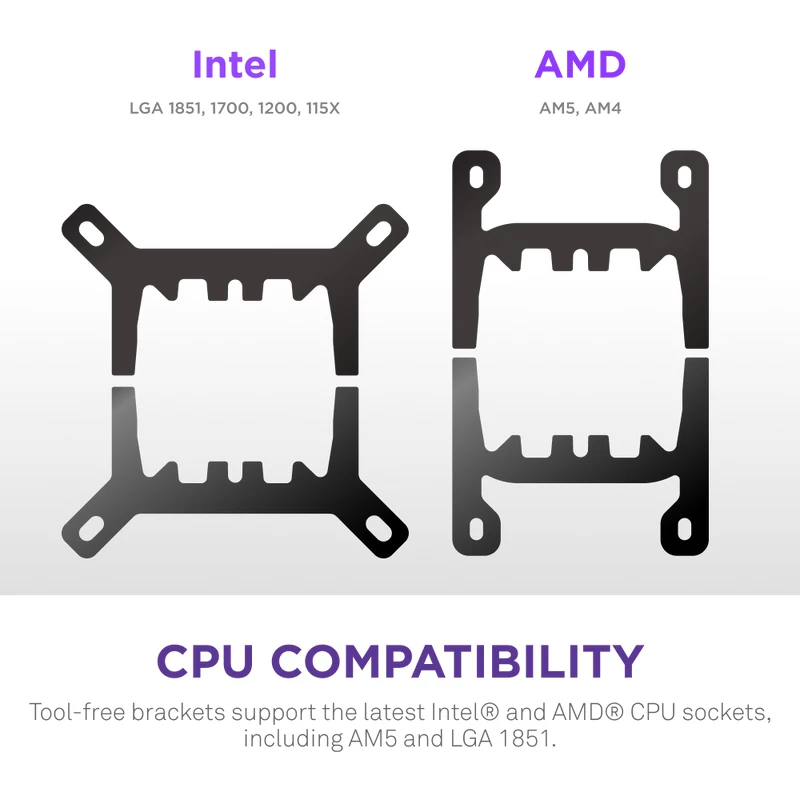 NZXT CPU Cooler Kraken Plus 240 RGB Black