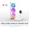 All-in-one liquid cooler NZXT Kraken Plus 360 RGB White 500-2400 RPM