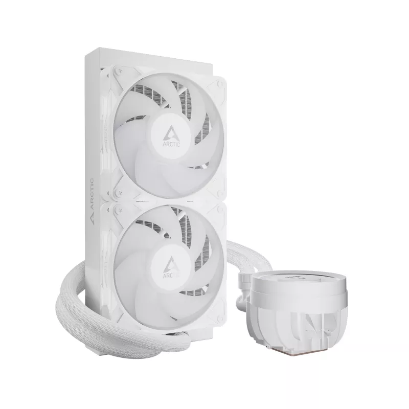 All-in-one Liquid CPU Cooler Arctic Liquid Freezer III Pro 240 A-RGB — 240 mm, 120 mm fans, White, LGA1700/AM4/AM5 compatible