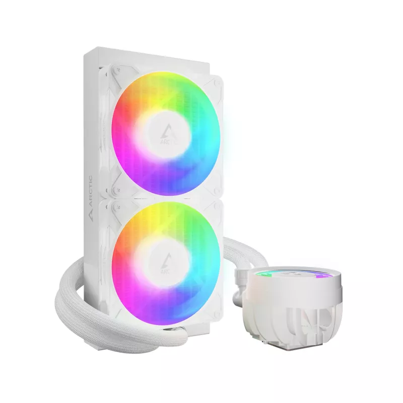 All-in-one Liquid CPU Cooler Arctic Liquid Freezer III Pro 240 A-RGB — 240 mm, 120 mm fans, White, LGA1700/AM4/AM5 compatible