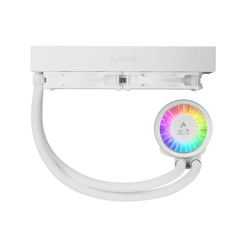 All-in-one Liquid CPU Cooler Arctic Liquid Freezer III Pro 240 A-RGB — 240 mm, 120 mm fans, White, LGA1700/AM4/AM5 compatible