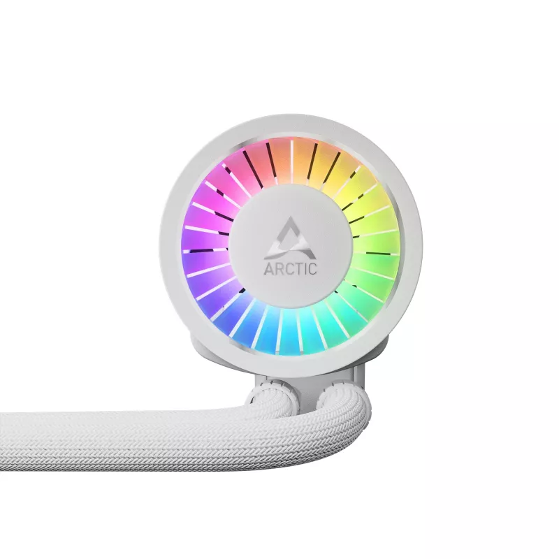 All-in-one Liquid CPU Cooler Arctic Liquid Freezer III Pro 240 A-RGB — 240 mm, 120 mm fans, White, LGA1700/AM4/AM5 compatible