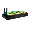 All-in-one liquid cooler ASUS TUF Gaming LC III 360 ARGB LCD — 360 mm radiator, 3x 120 mm fans, Socket AM5/AM4/LGA1700/LGA1200, Black